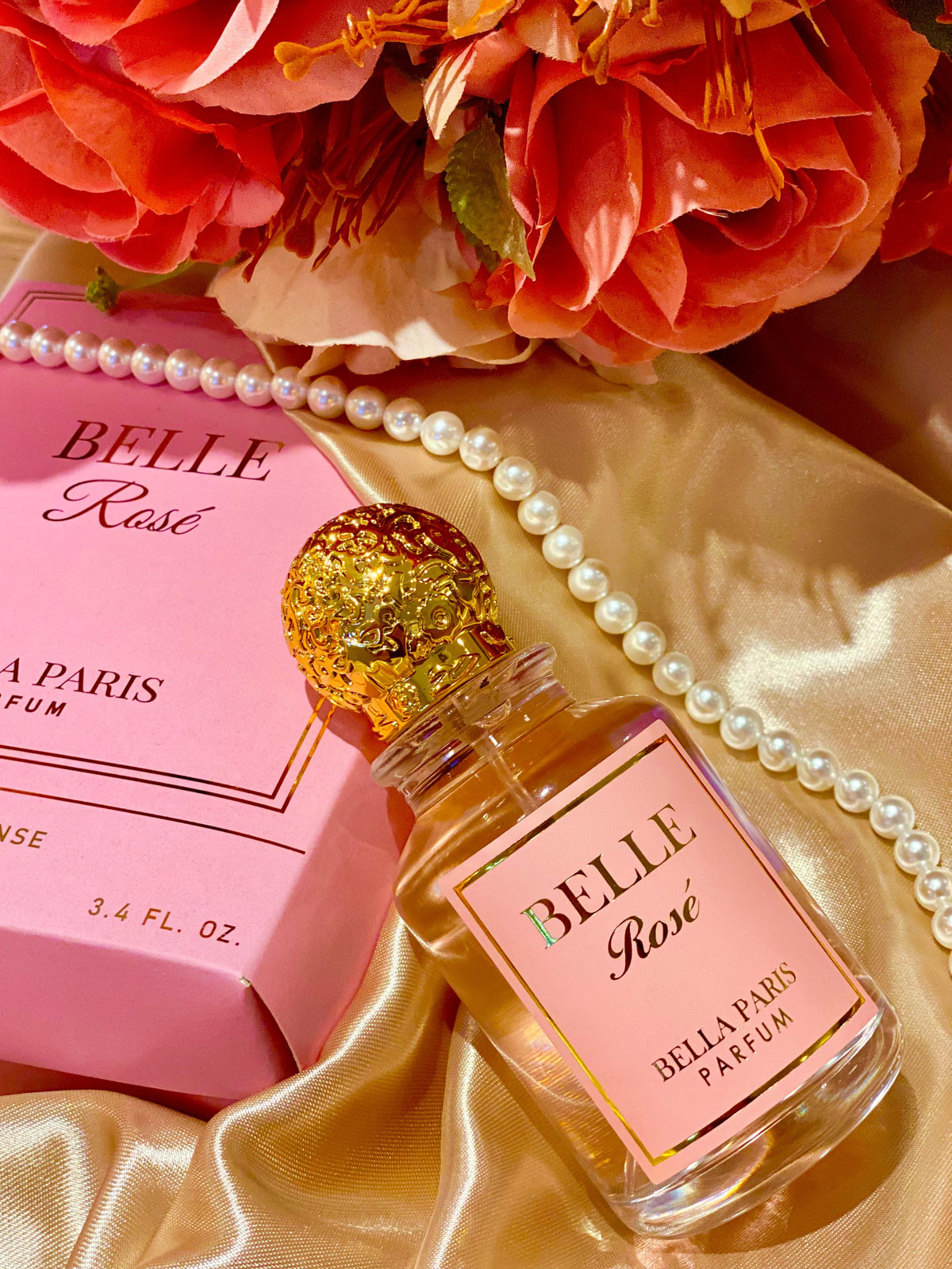 Perfume Belle Rosé inspiração Delina 100ml