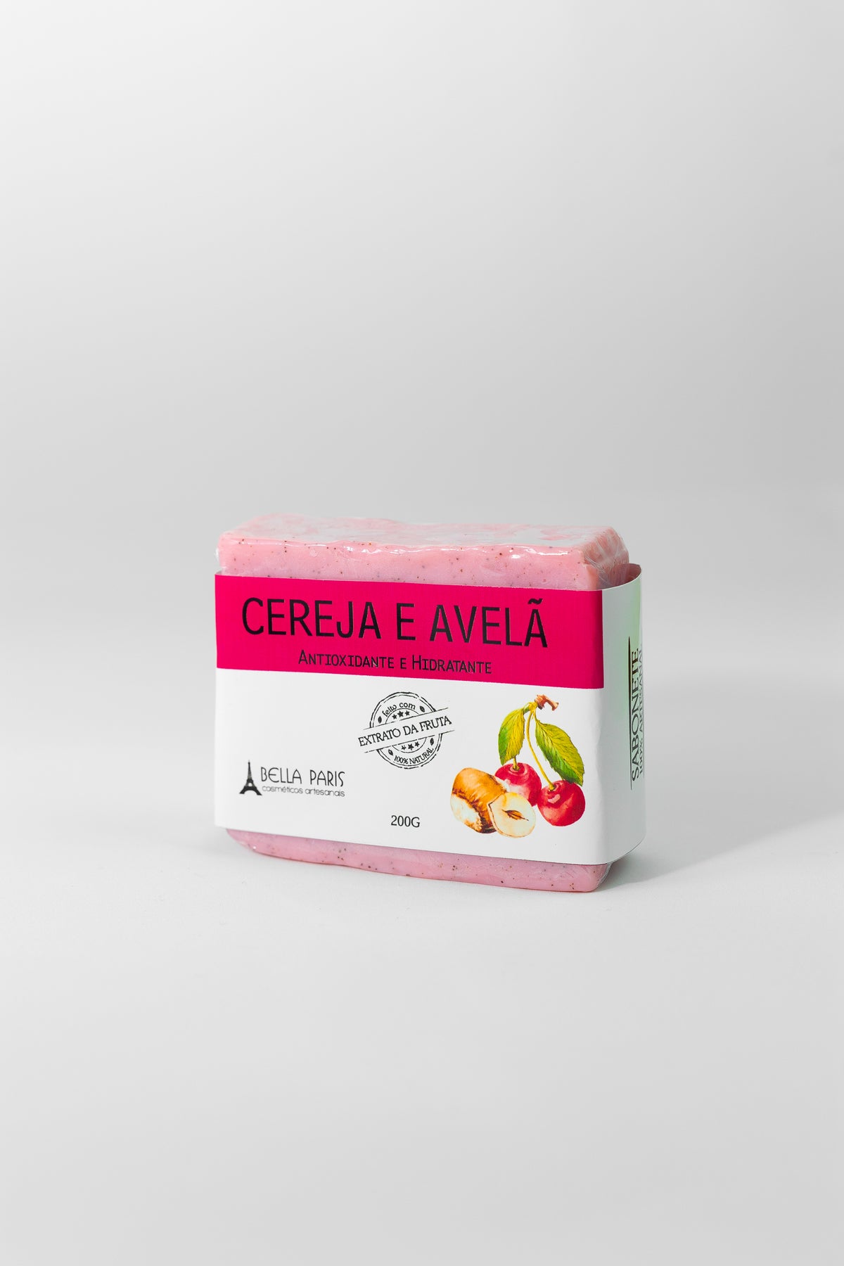 Sabonete em Barra Cereja e Avelã