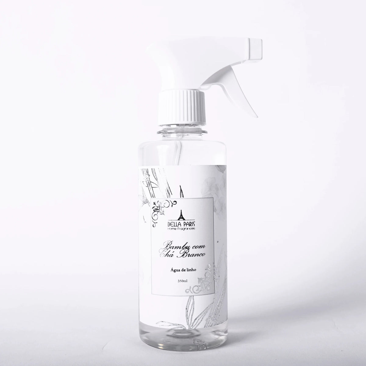 Agua de linho bamboo com cha branco 350ml da bella paris