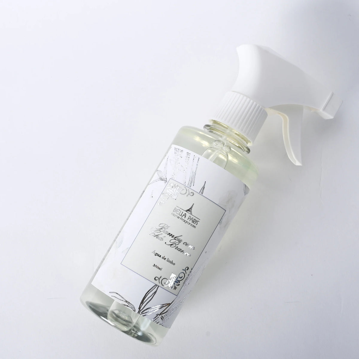 Agua de linho bamboo com cha branco 350ml da bella paris