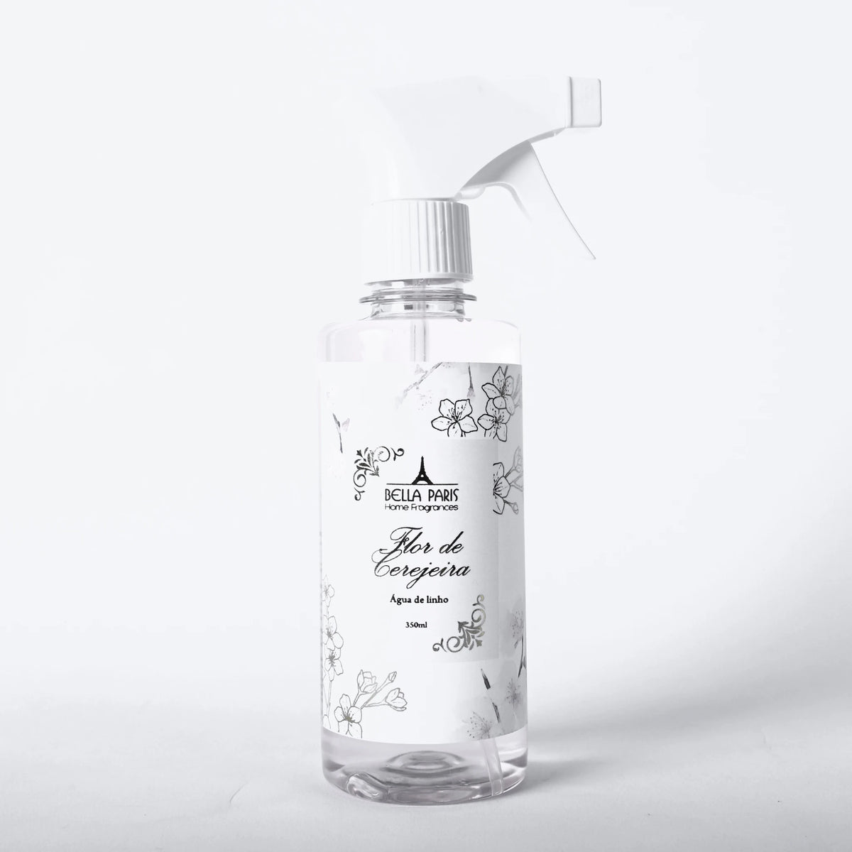Água de linho flor de cerejeira 350ml da bella paris