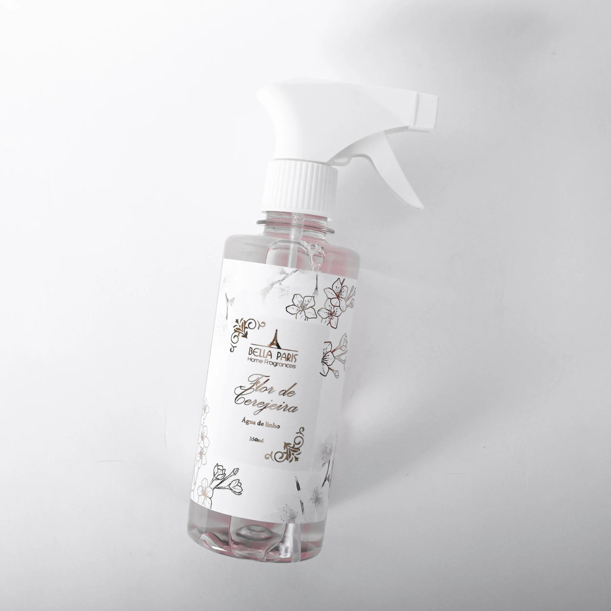 Água de linho flor de cerejeira 350ml da bella paris