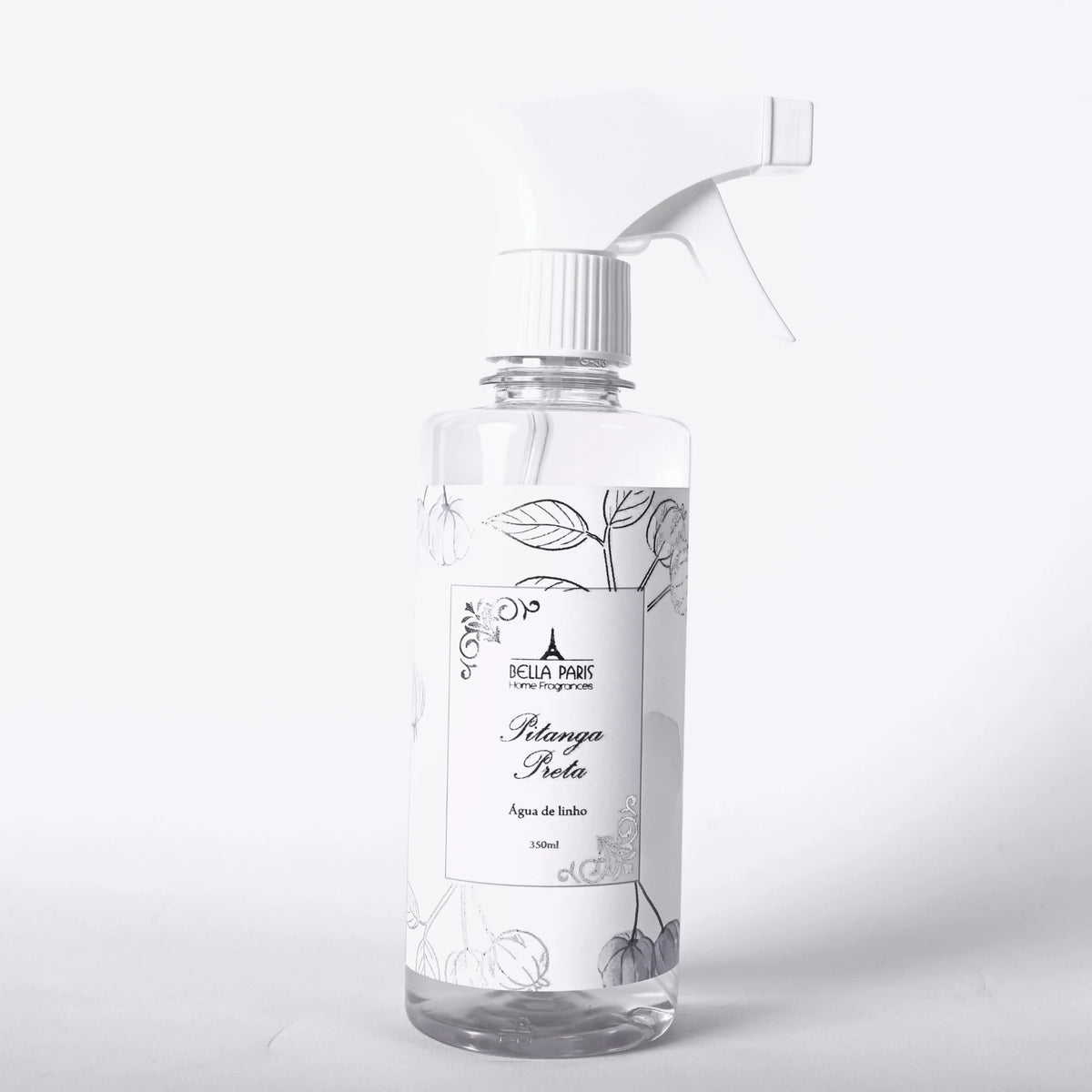 Agua de linho aroma de pitanga preta 350ml da bella paris