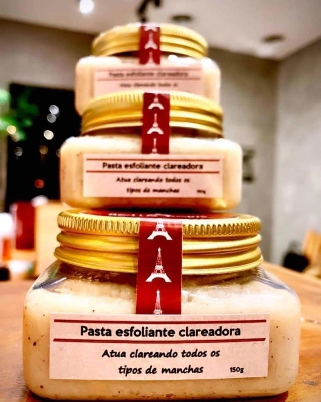 Esfoliante facial clareador da bella paris