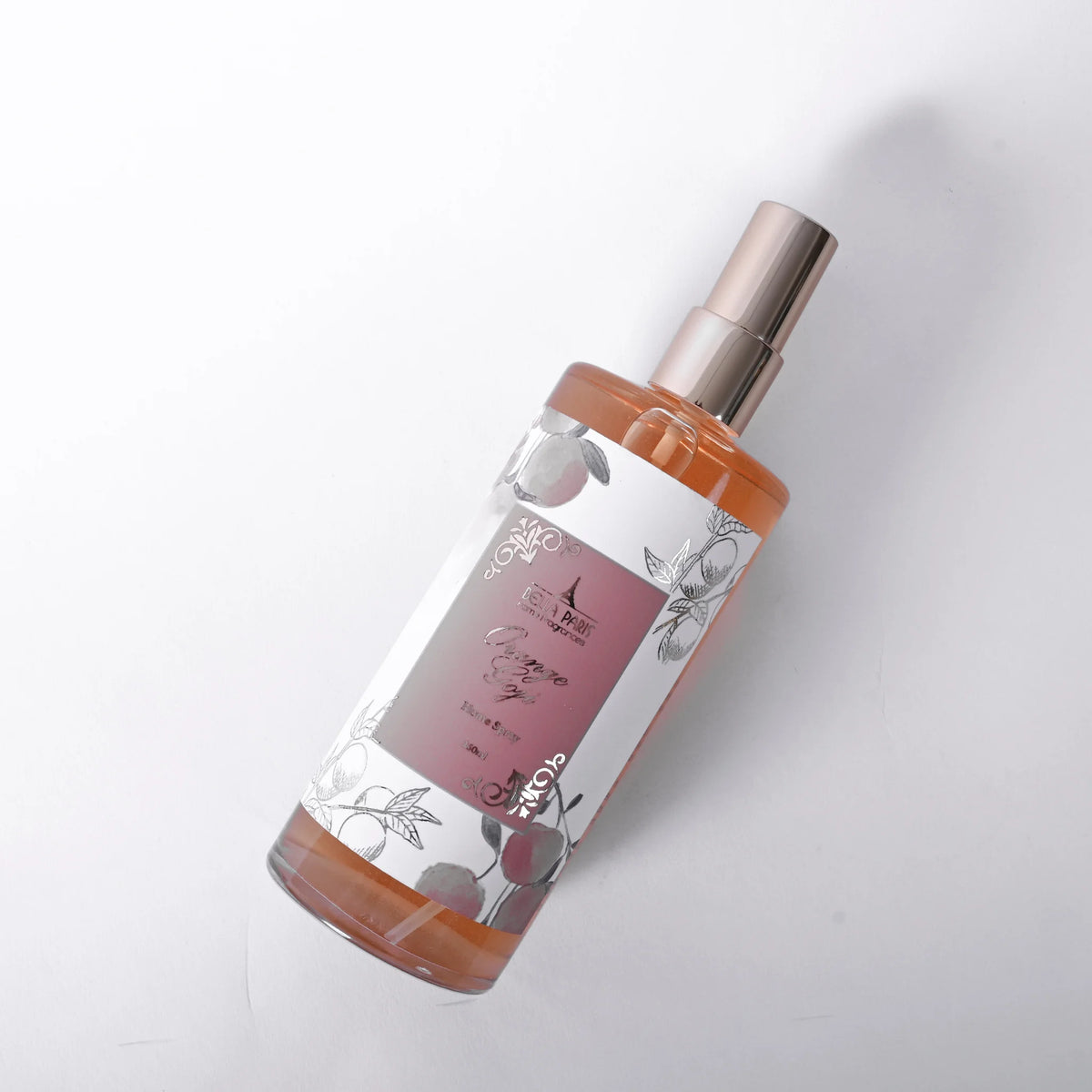 Home spray orange goji 250ml da bella paris deitado