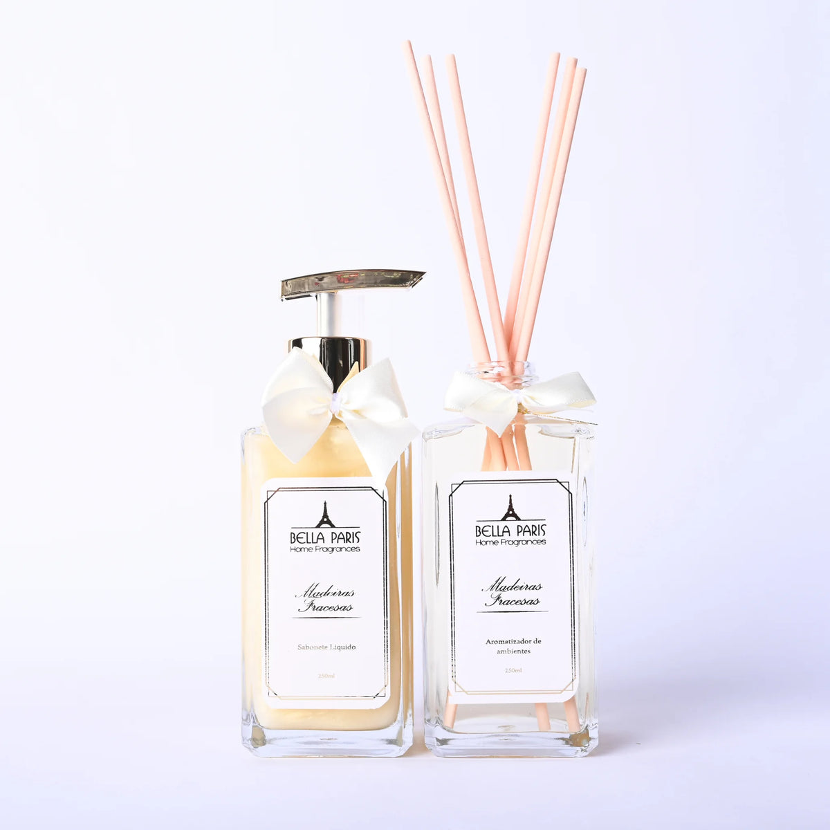 Kit Aromatizador e Sabonete Líquido Madeiras Francesas