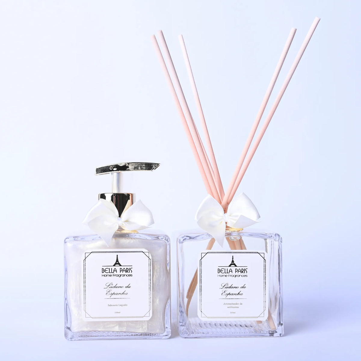 Kit aromatizador de ambiente e sabonete liquido ladano da espana 350ml da bella paris