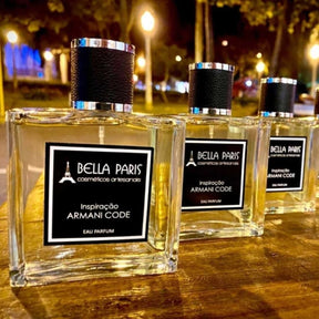 3 perfumes inspiração armani code da Bella Paris