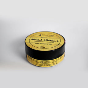 Máscara facial de argila amarela da bella paris